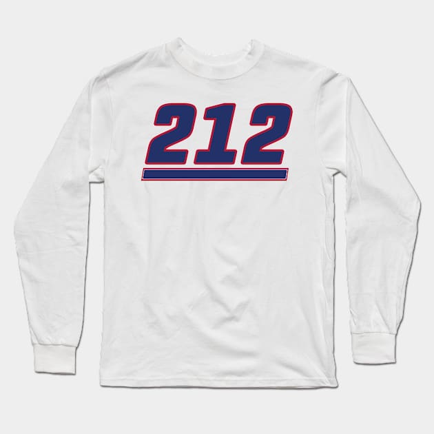 New York LYFE the 212!!! Long Sleeve T-Shirt by OffesniveLine